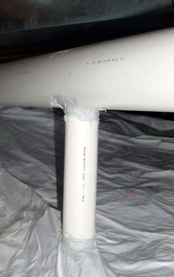 Mold in home made radon mitigation